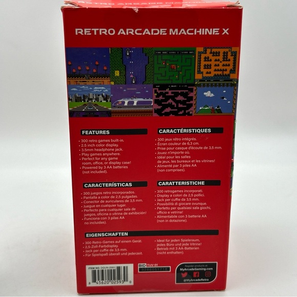 My Arcade DGUN-2593 Retro Arcade Machine X: Mini Game Arcade Cabinet -300 Games - Picture 3 of 16